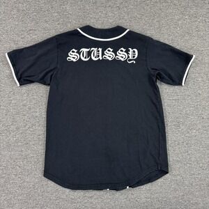 Stussy Black and White Jersey Shirt